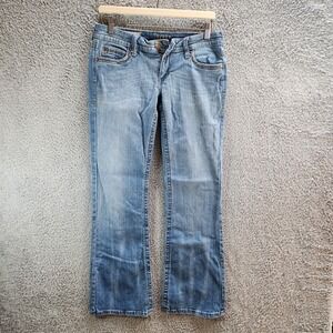 Decree Bootcut Jeans Women's 7 Blue Light Wash Denim Cotton‎ Stretch 5-Pockets